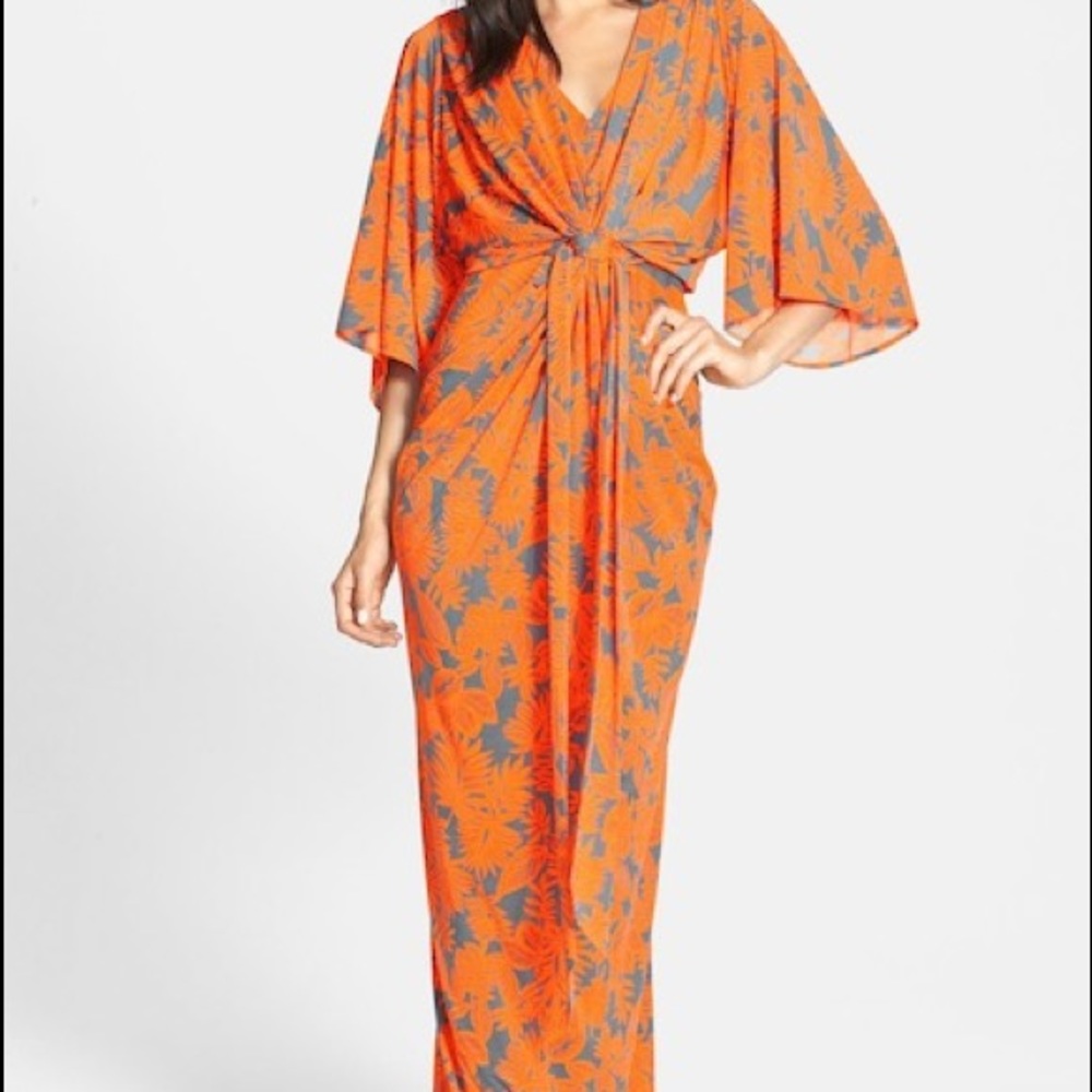 Print Kimono Dress